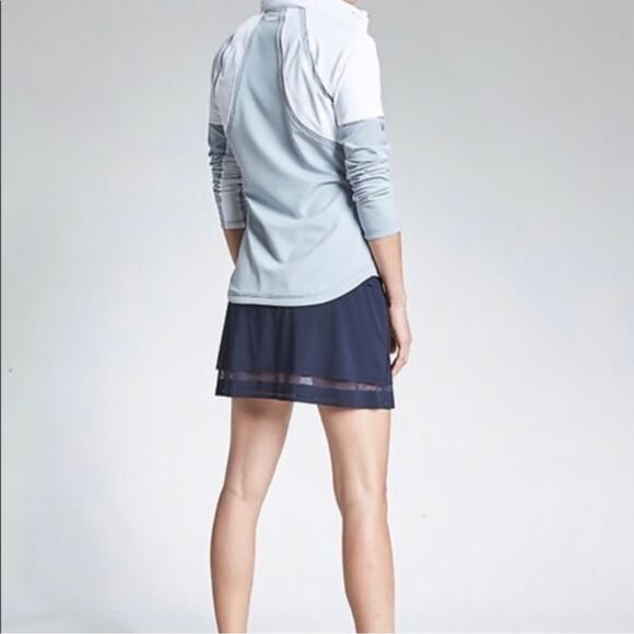 Athleta Laser Run Skort In Navy Size Small Tennis Golf Gorpcore - Picture 4 of 15
